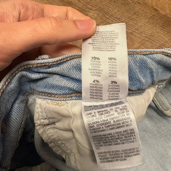 MOTHER The Hustler Ankle Cotton/Modal Blend Denim Jeans Size 30 - Picture 4 of 7